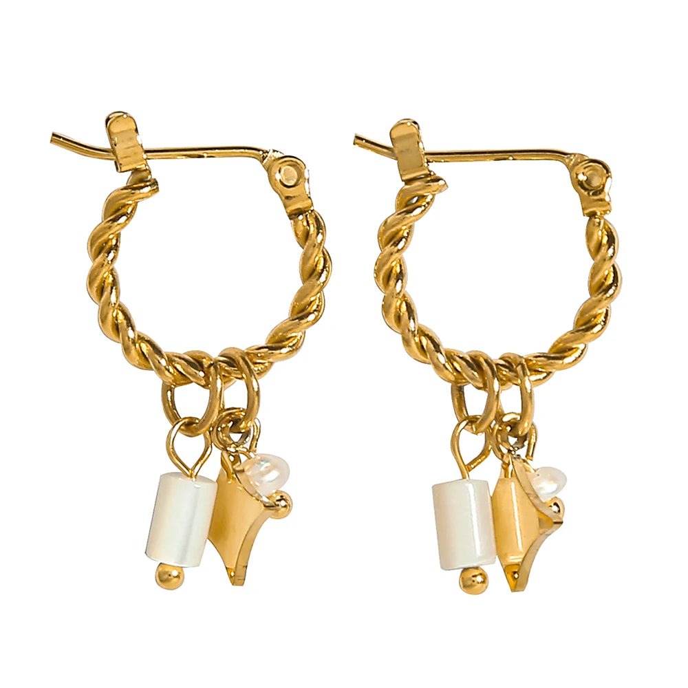 boucles d'oreilles créoles fantaisie