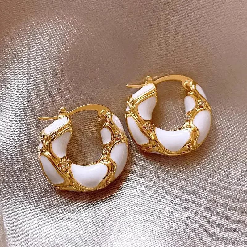 boucles d'oreilles créoles vintage