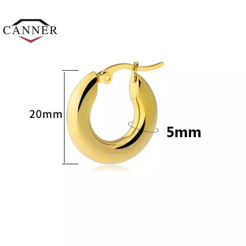 boucle d'oreille créole épaisse