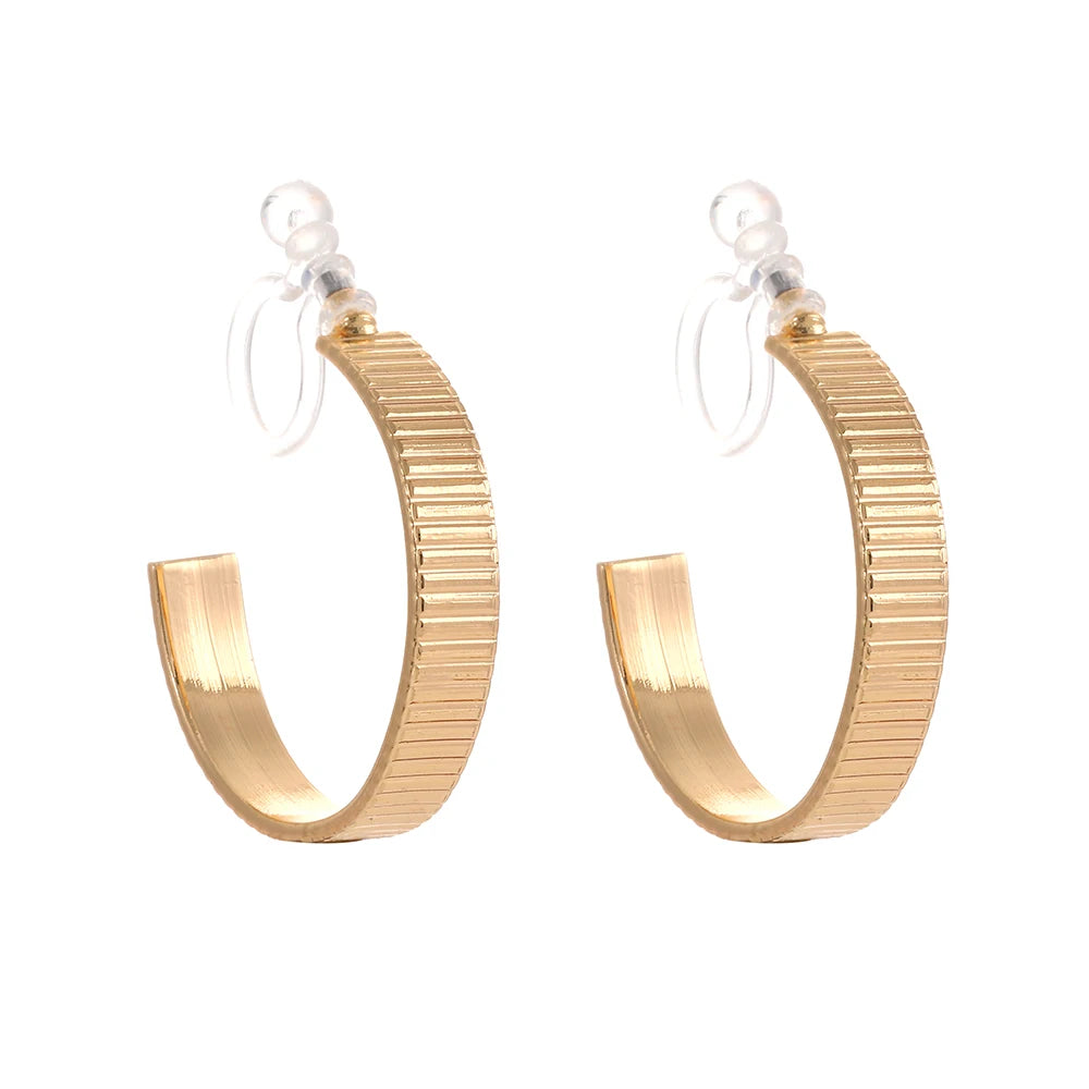 boucle d'oreille créole fermoir invisible