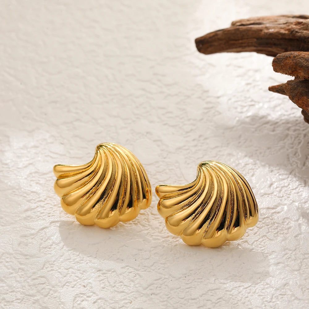 boucle d’oreille coquillage créole
