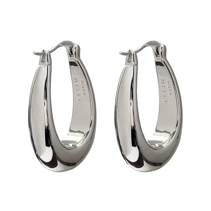 boucles d'oreilles créoles ovales