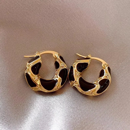 boucles d'oreilles créoles vintage