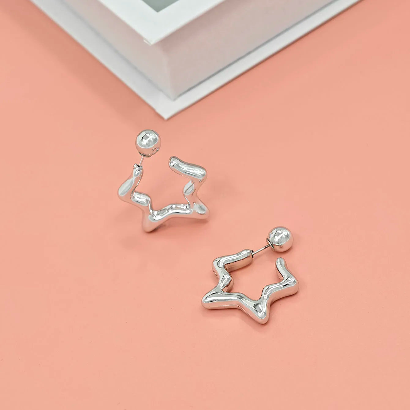 Boucles d'oreilles en C épaisse