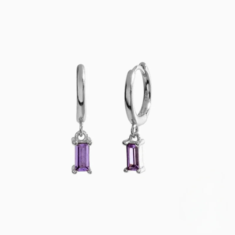 boucle d’oreille créole émeraude