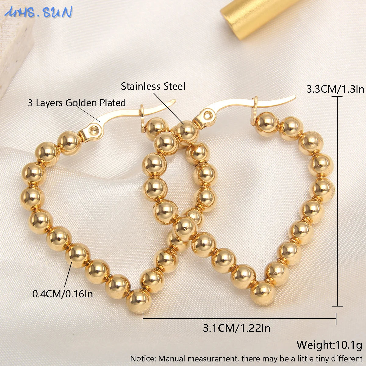 boucle d'oreille créole boule