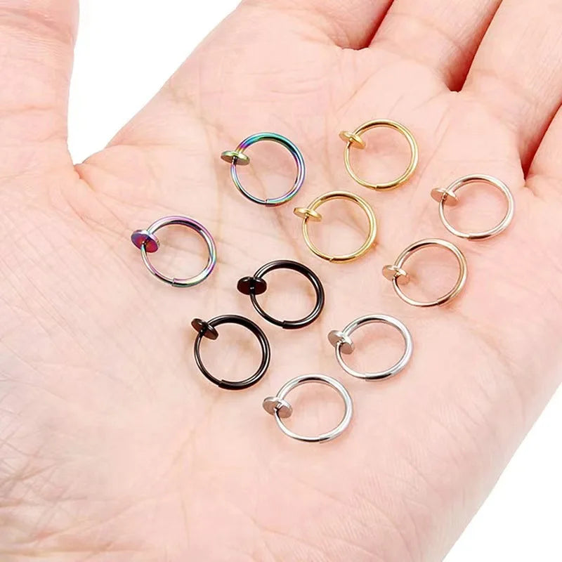 clip boucle d'oreille créole