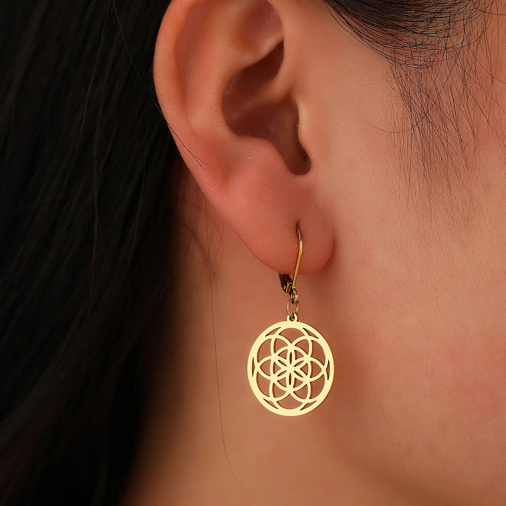 boucles d’oreilles créoles attrape rêve