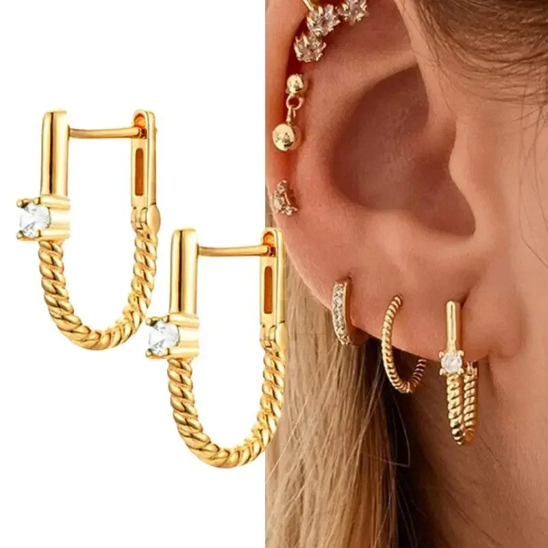 boucle d'oreille créole originale