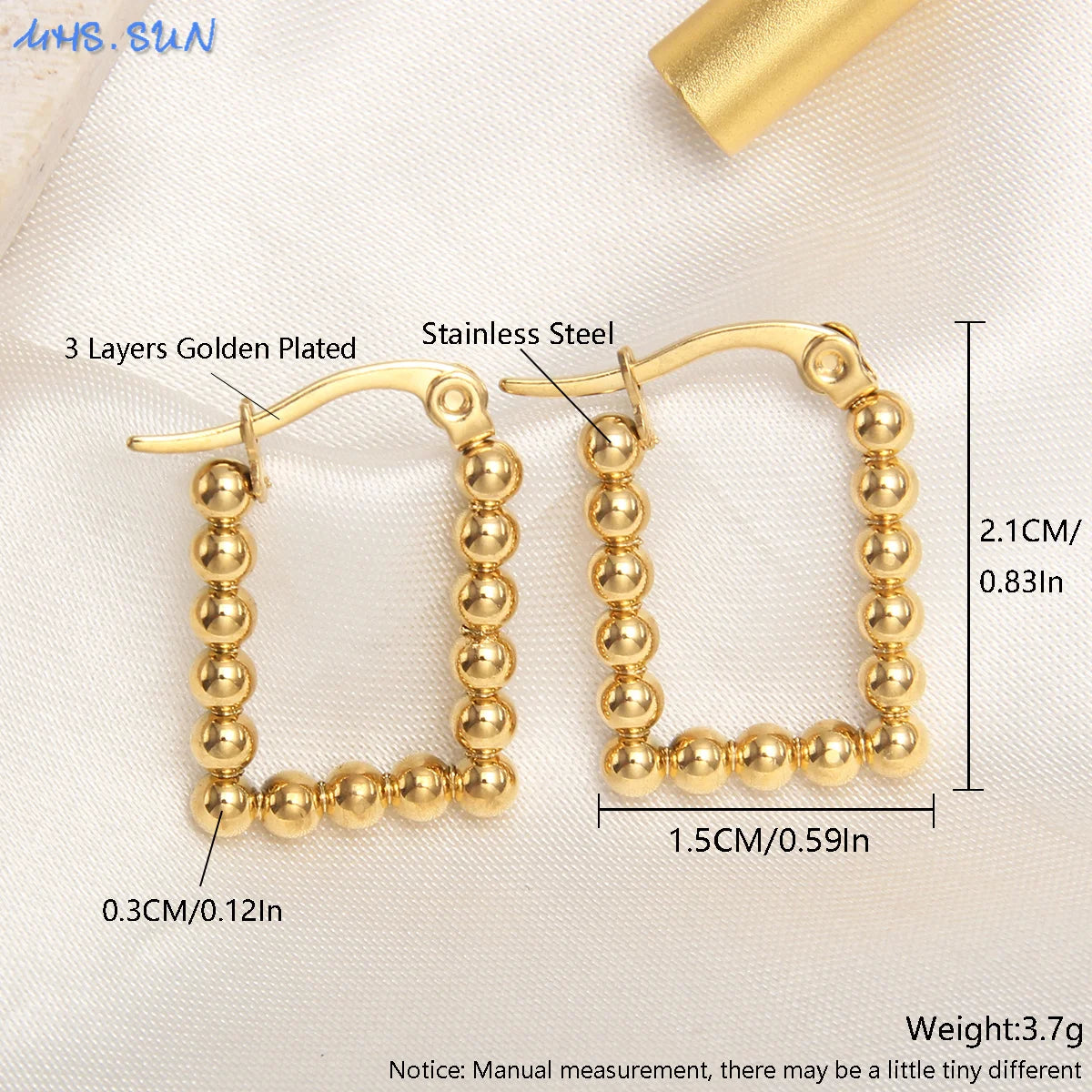 boucle d'oreille créole boule