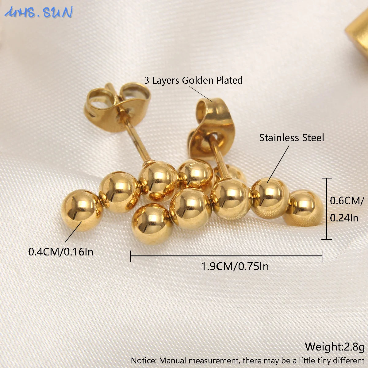 boucle d'oreille créole boule