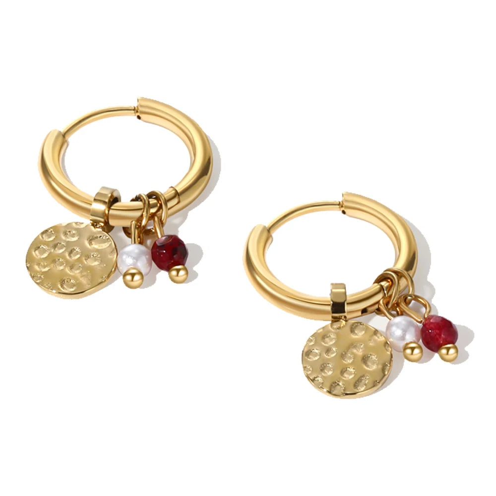 boucles d'oreilles créoles fantaisie