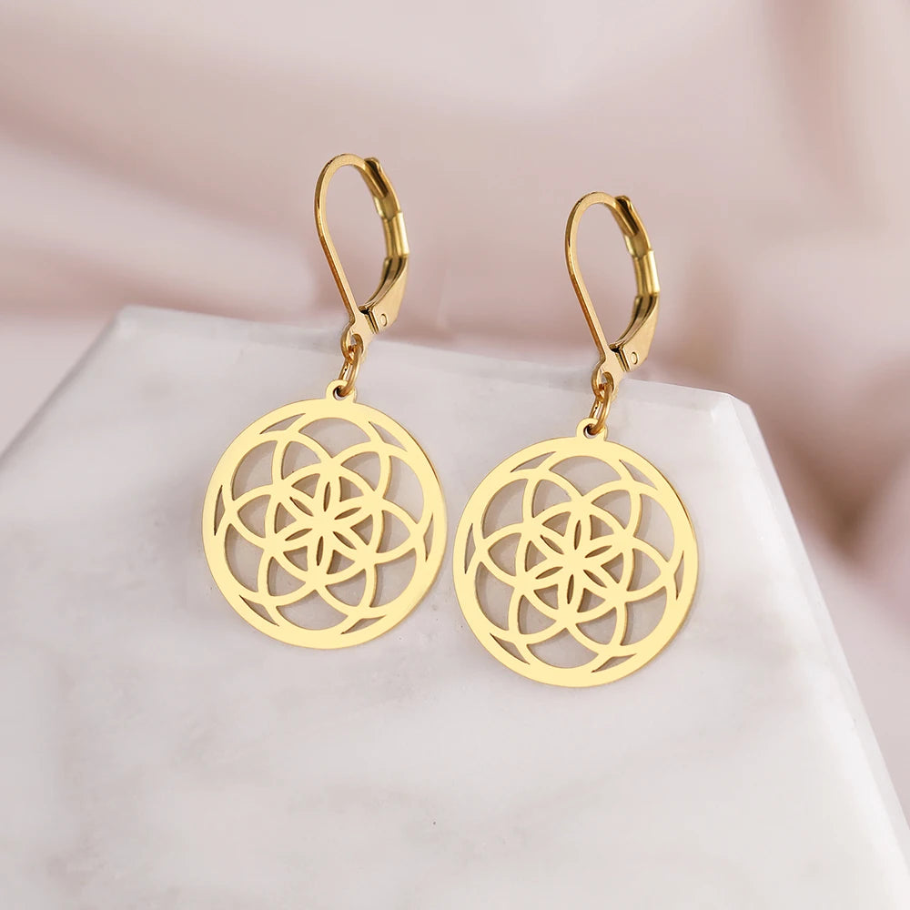 boucles d’oreilles créoles attrape rêve