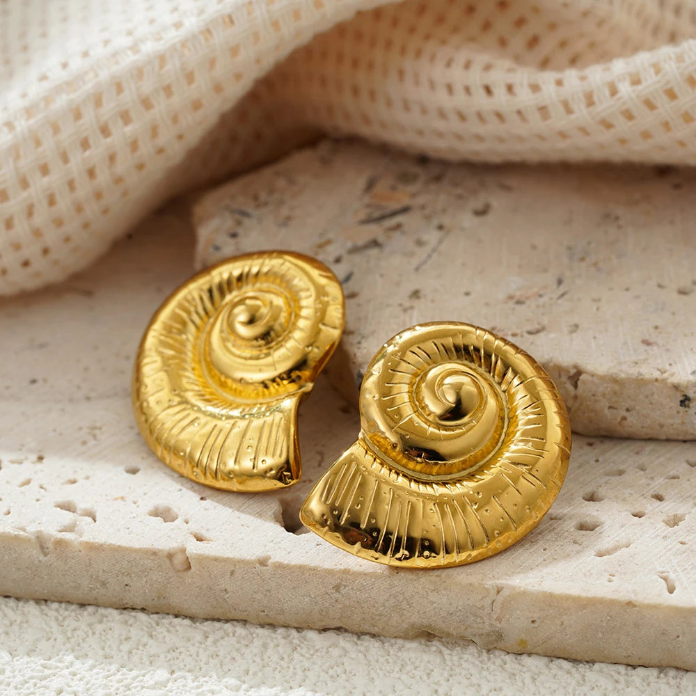 boucle d’oreille coquillage créole