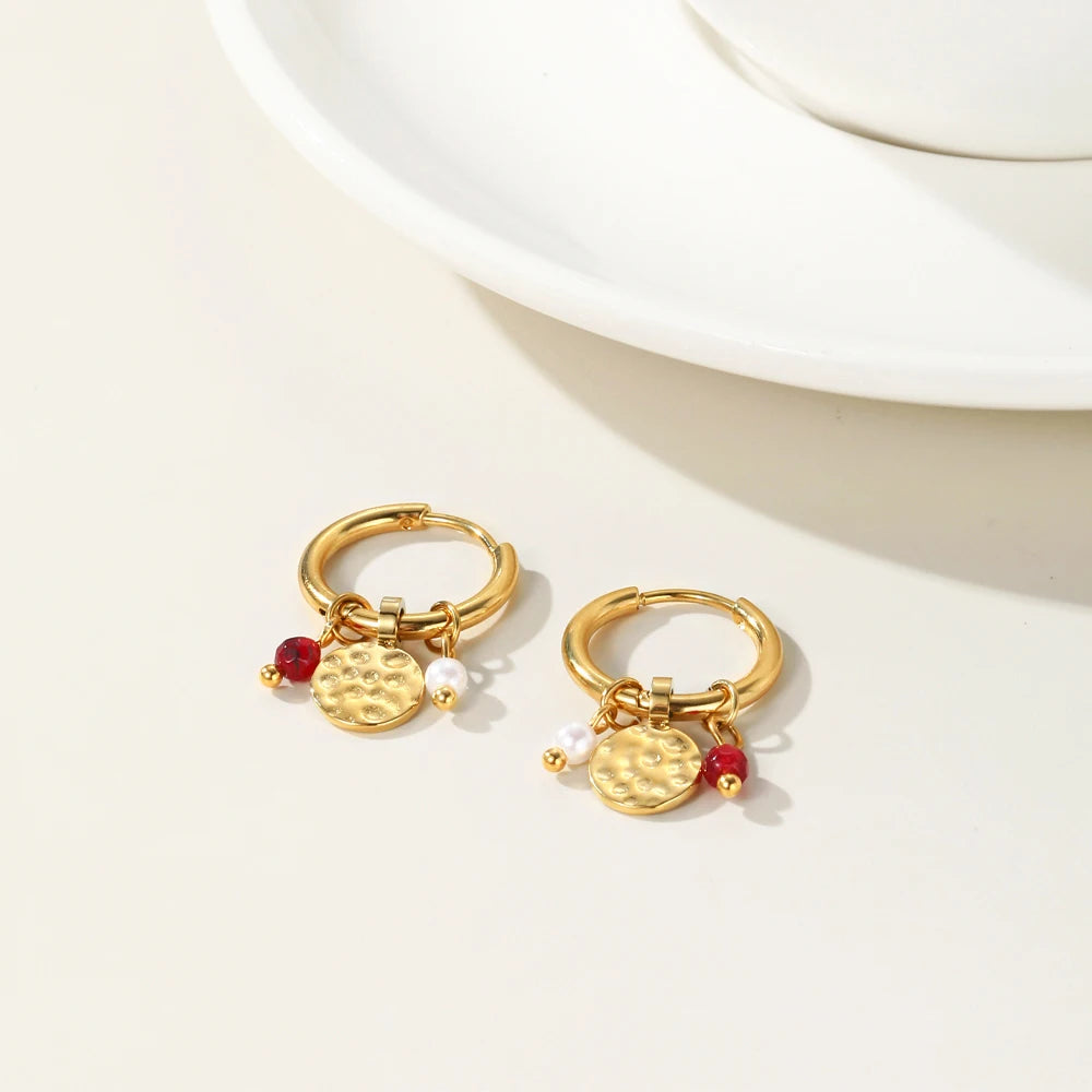 boucles d'oreilles créoles fantaisie