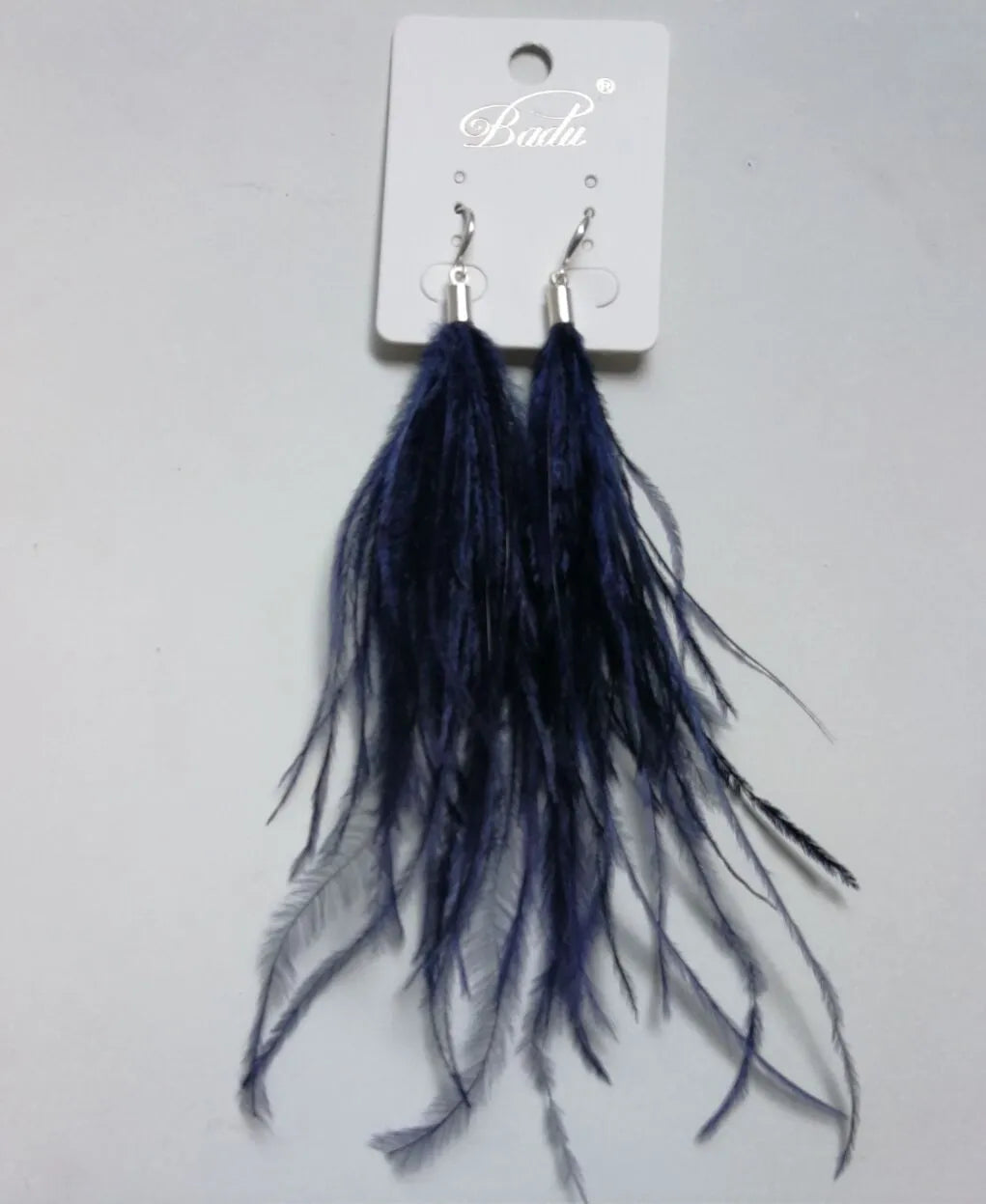 boucle d'oreille créole plume