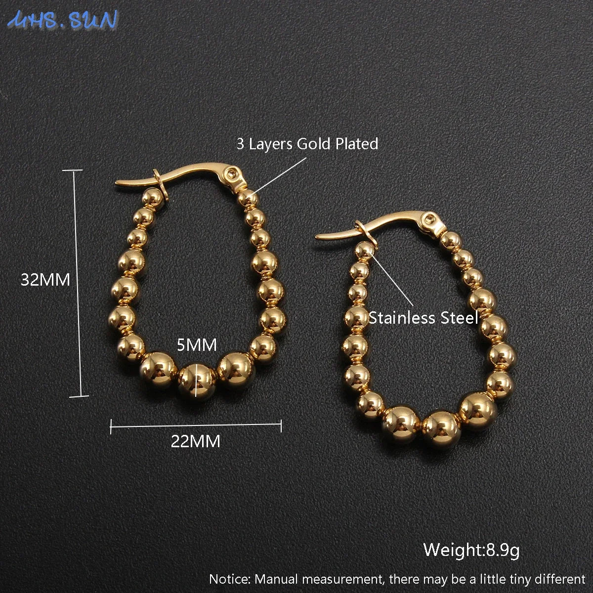 boucle d'oreille créole boule