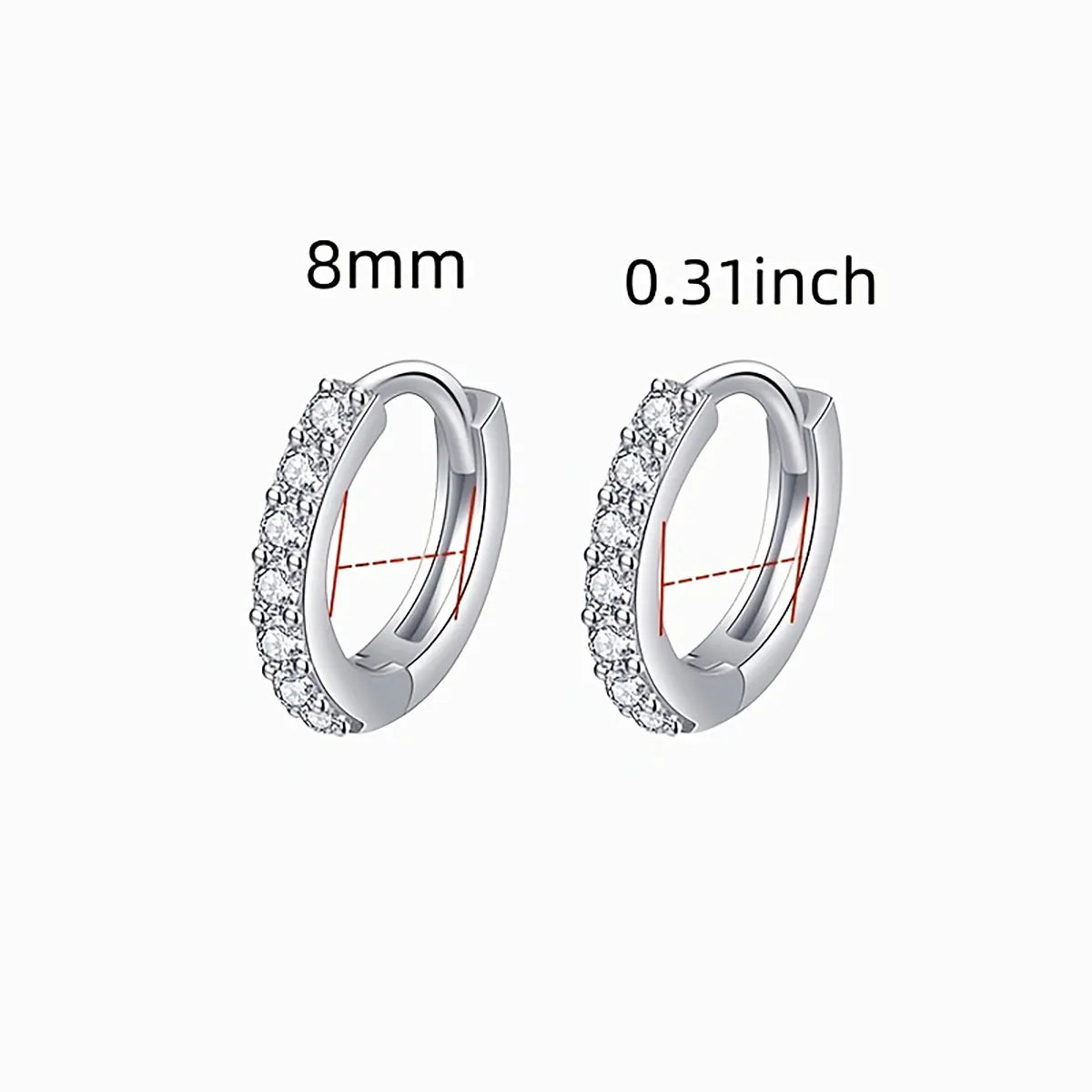 boucle d'oreille créole pendentif croix strass femme