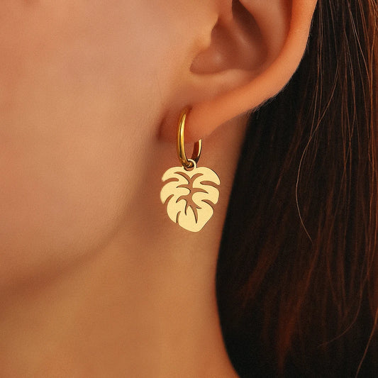 boucles d'oreilles créoles tropicales
