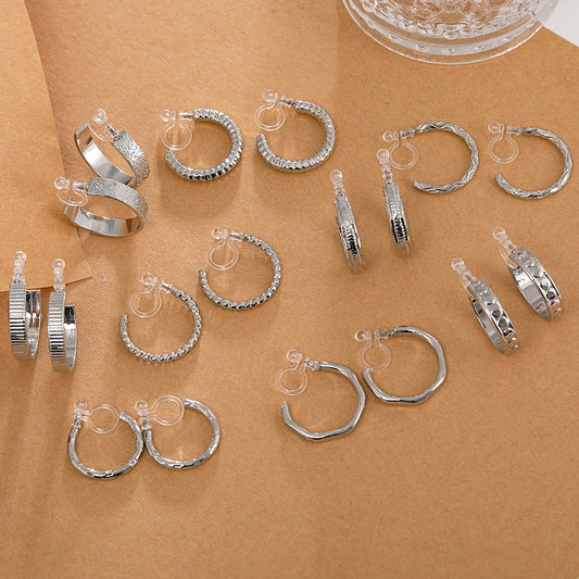 boucle d'oreille créole fermoir invisible