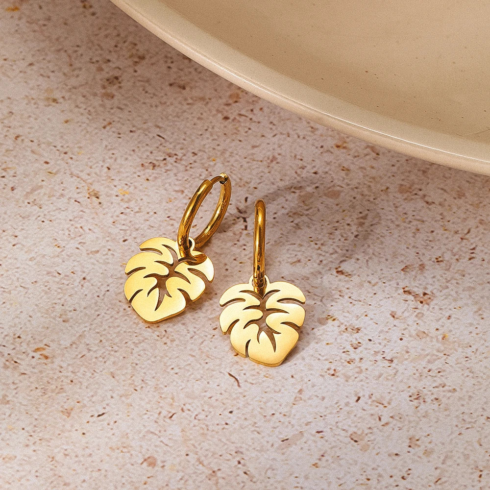 boucles d'oreilles créoles tropicales