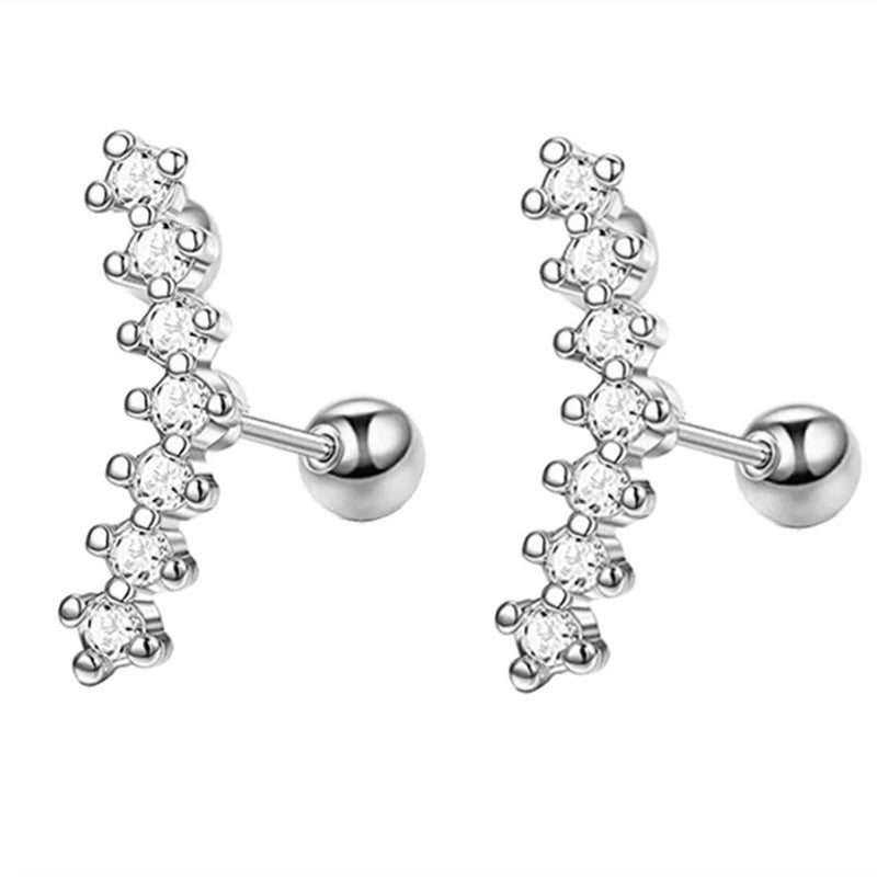 Petites boucles d'oreilles créole avec pendentif