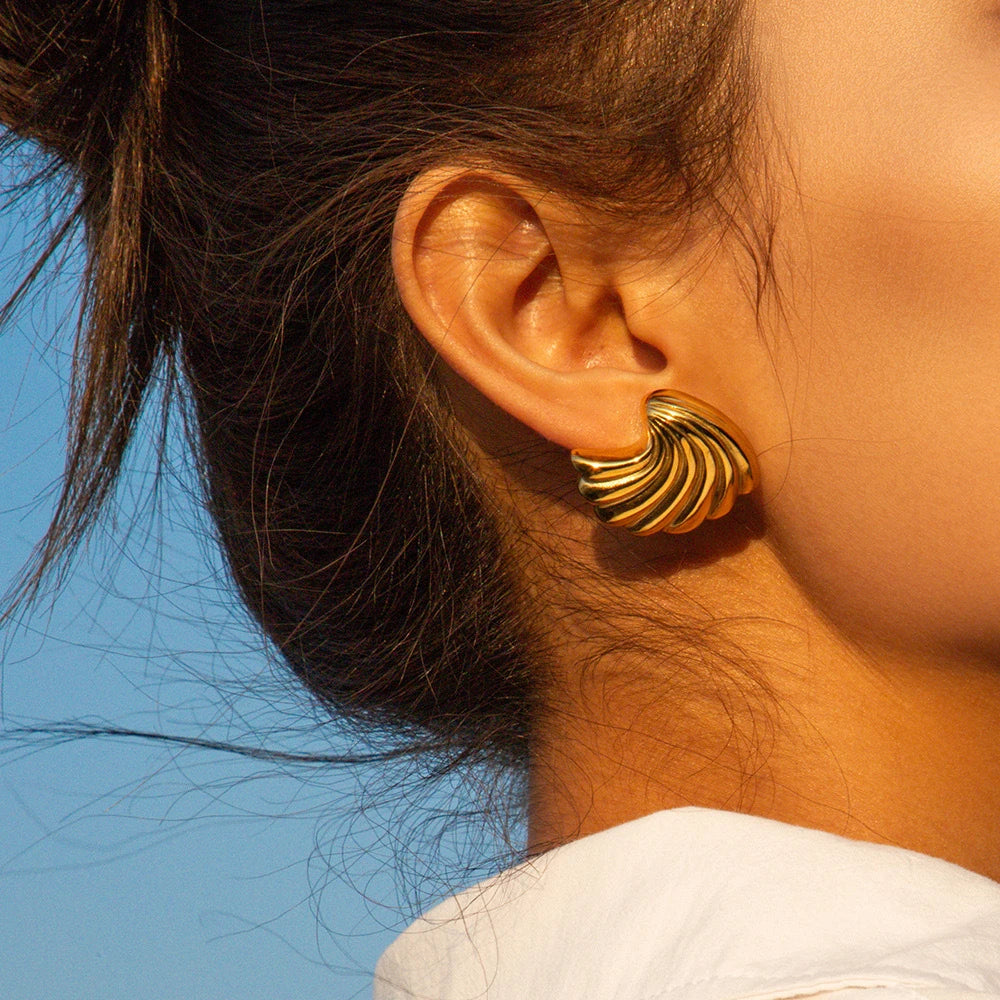 boucle d’oreille coquillage créole