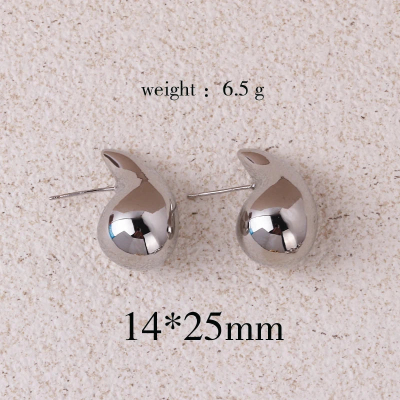 boucles d'oreilles créoles en goutte