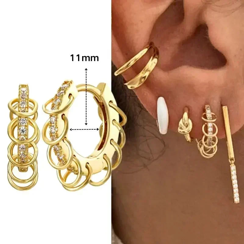 boucle d'oreille créole originale