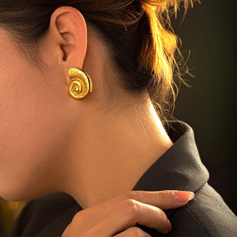 boucle d’oreille coquillage créole
