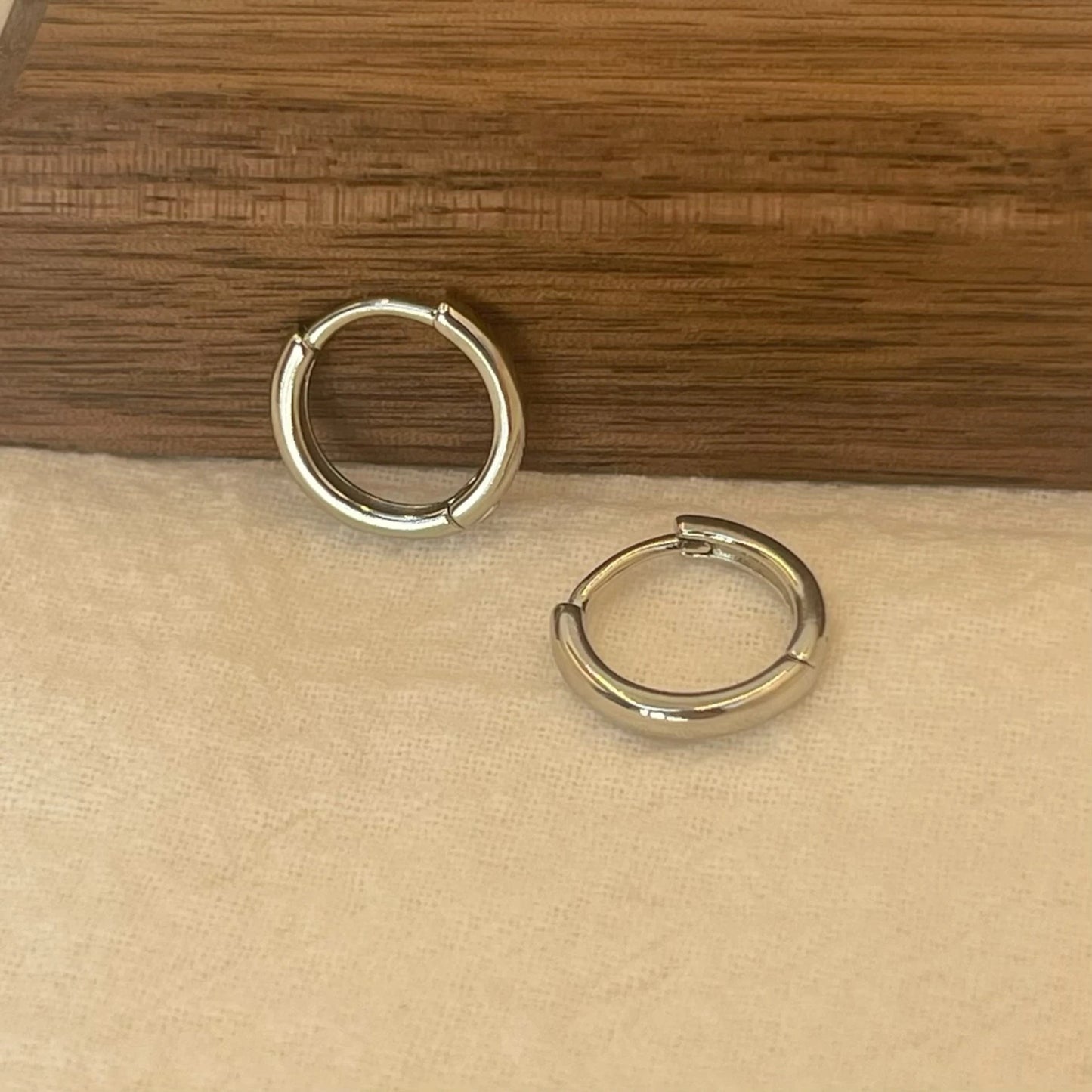 boucle d'oreille créole acier inoxydable