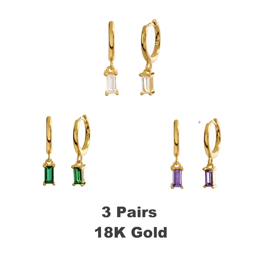 boucle d’oreille créole émeraude